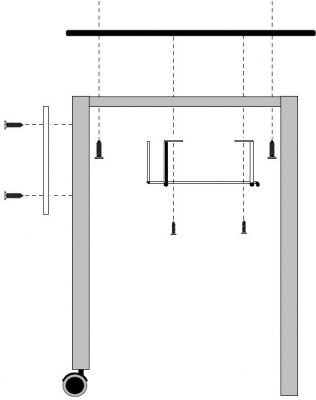 Masa modulara scolara Delta H65 pentru clasele primare